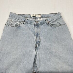 Vintage Levi's 560 Loose Fit Straight Leg Jeans 36x34 Med Wash‎ Blue Distressed